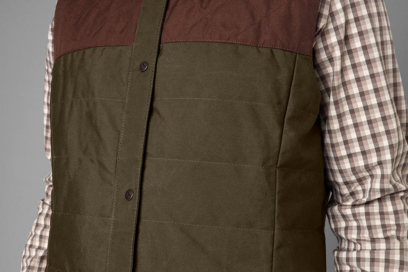 Wm's Retrieve Waistcoat - Dark Warm Olive/ Burgundy