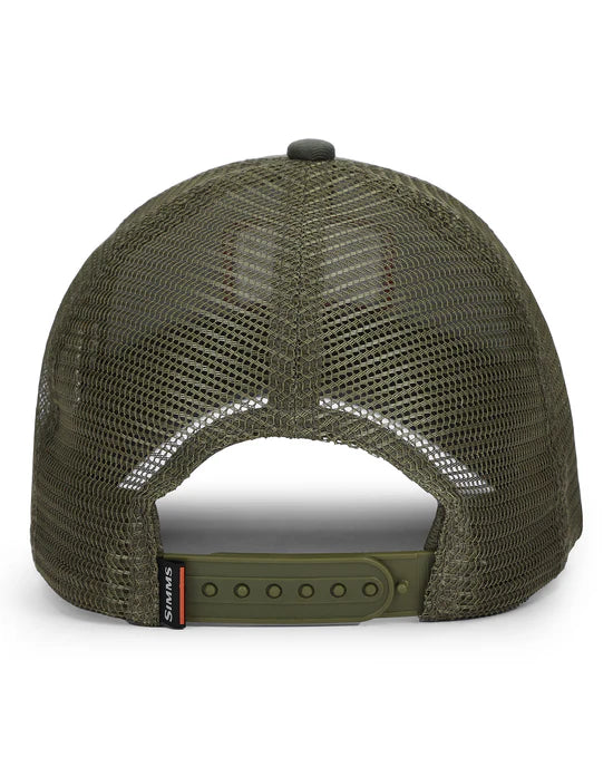 Trout Icon Trucker Cap - Smokey Olive