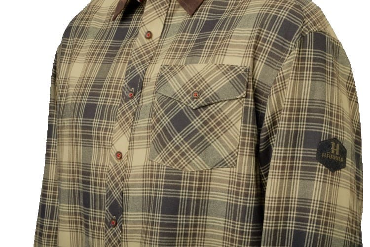 M's Driven Hunt Flannel Shirt - Light Teak Check