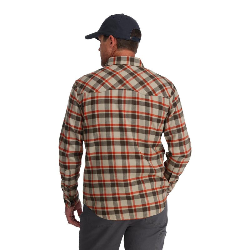 Chemise pour Homme Santee Flannel - Stone Shadow Box Plaid