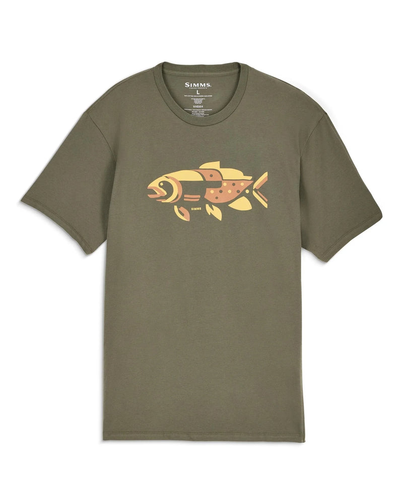 M's Abstract Fresh T-Shirt - Army Green