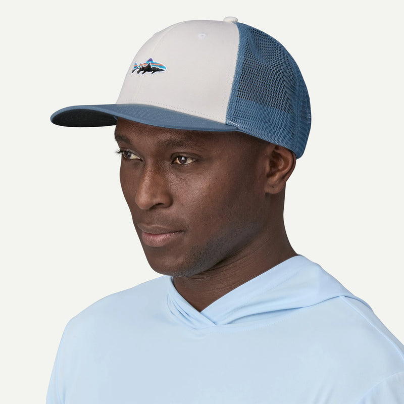 Casquette Trucker Stand Up Trout - Noir Encre