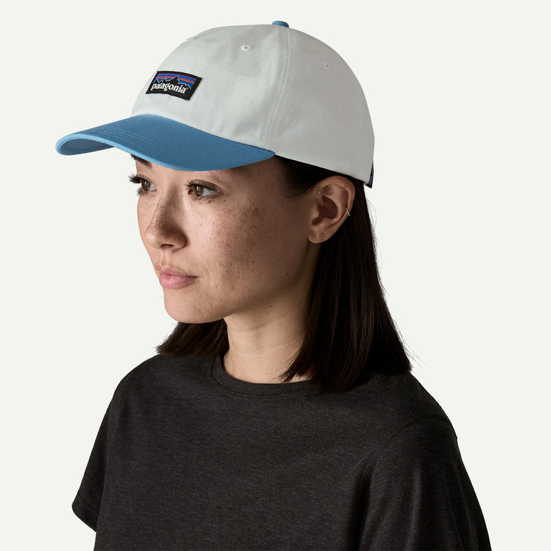 P-6 Label Trad Cap - Birch White w/Shore Blue