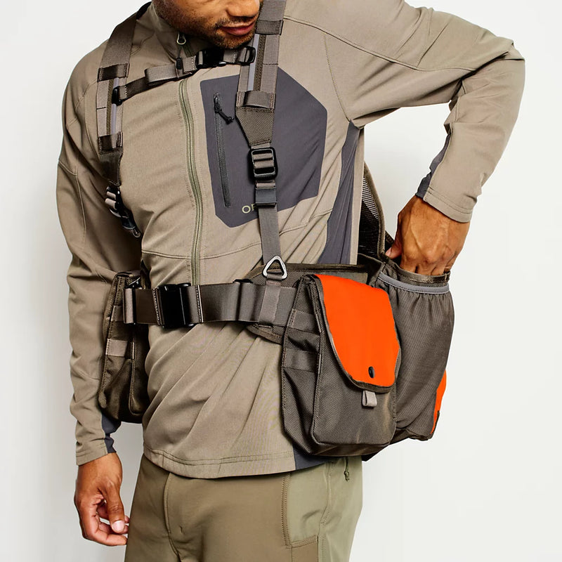 Pro Upland Hunting Strap Vest - Blaze Armadillo - L/XL