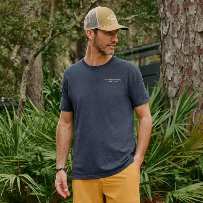 T-Shirt Spring Creek pour Homme - Bleu Marine - S