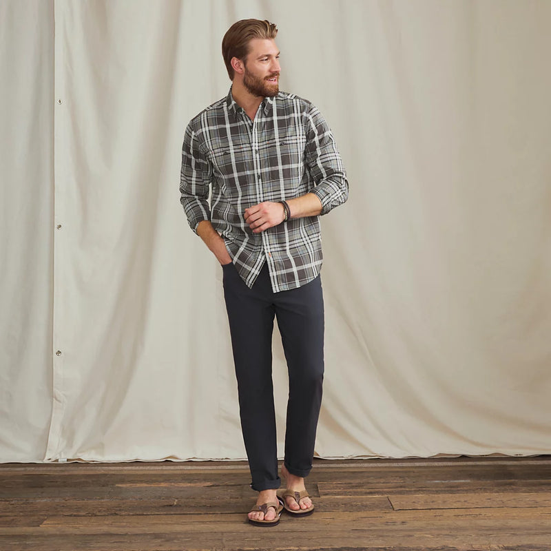 M's Angler Workshirt - Rosemary/Limeade Plaid