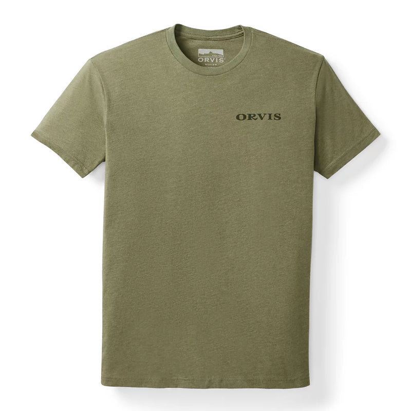 T-Shirt Crossed Rods pour Hommes - Tarragon