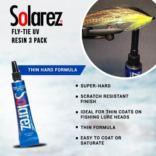 Solarez Uv Fly Tie  - 3 Pack