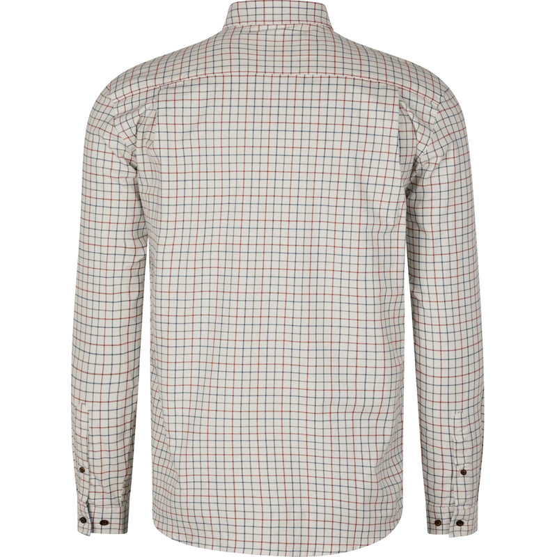 M's Oxford Shooting Shirt - Grape Leaf/Terracotta Check