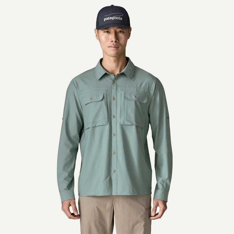 M's Self-Guided Sun Shirt - Caper Green