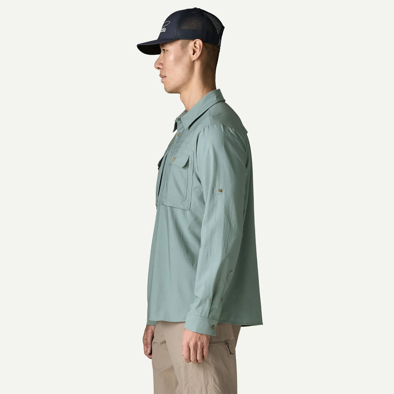 M's Self-Guided Sun Shirt - Caper Green