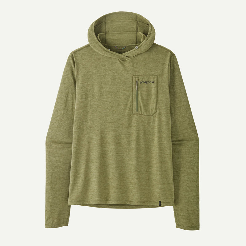 M's Cap Cool Sun Hoody - Fitz Roy Trout/Caper Green