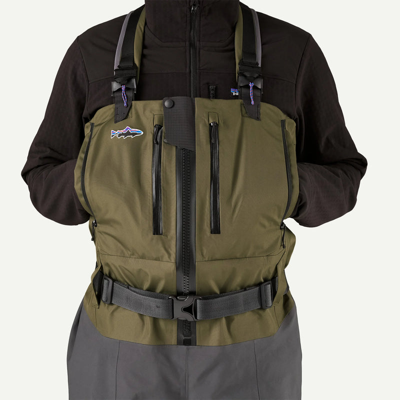 M's Swiftcurrent Expedition Zip Waders - Basin Green