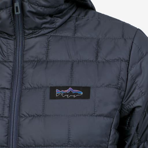 Wm's Nano Puff Fitz Roy Trout Hoody - Obsidian Plum