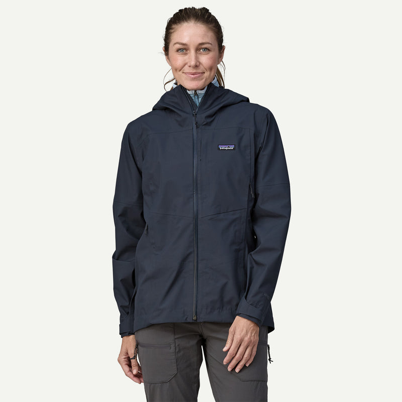 Wm's Boulder Fork Rain Jacket - Smolder Blue