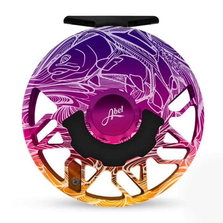 Rove 7/9 Reel - Sunset Fade + Larko Trout Design