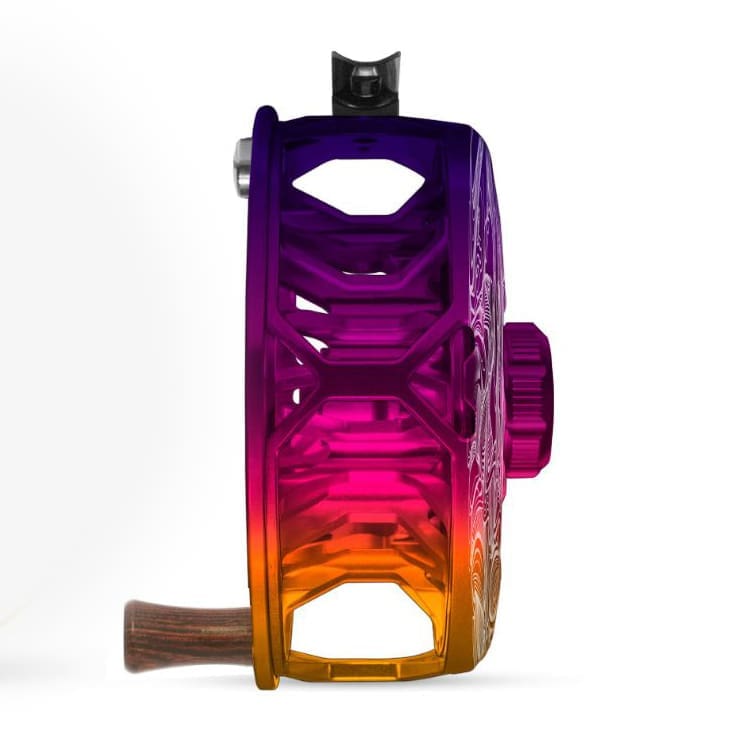 Rove 7/9 Reel - Sunset Fade + Larko Trout Design
