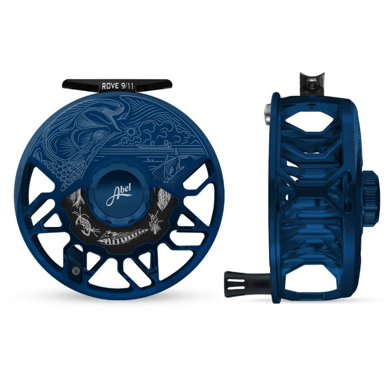 Moulinet Rove 9/11 - Bleu profond + Sel de sous-bois