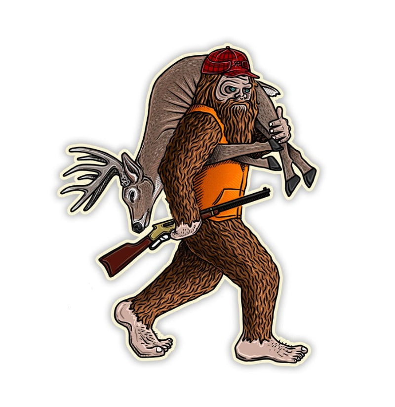 Buck Squatch Sticker