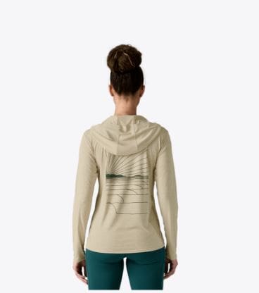 Wm's Cap Cool Daily Graphic Hoody - WR Pumice