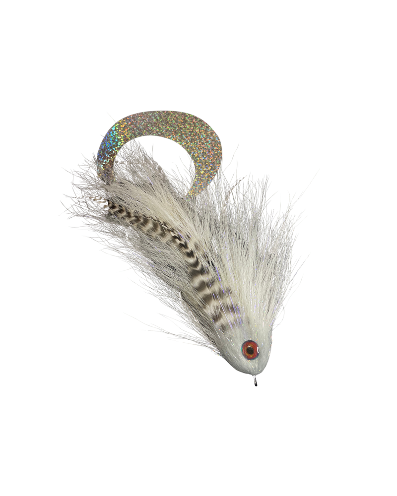 Musky Baitfish - Blanc/Grizzly