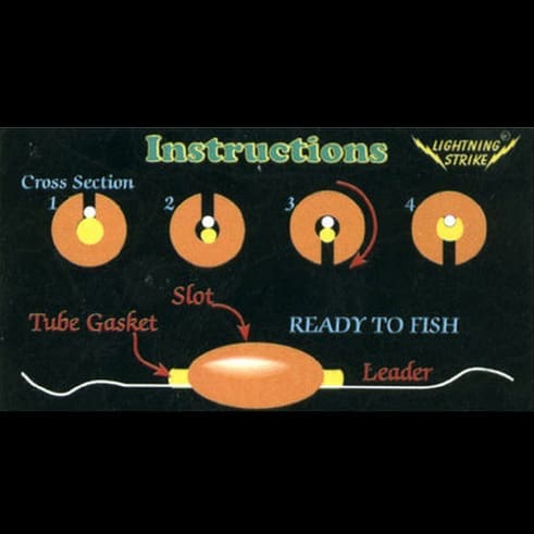 Football Strike Indicator With Gasket - 4 pack