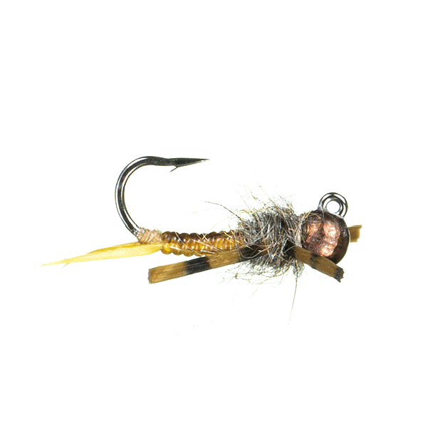 Pennington's Jig "D" Rib Stonefly Nymph - Golden Stone