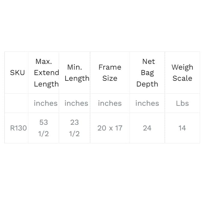 Hinged Telescopic Weigh Net