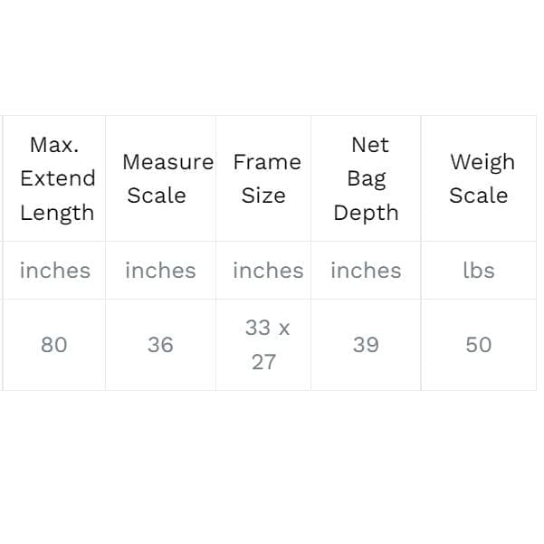 Filet All water Mesure & Pesée - 3XL