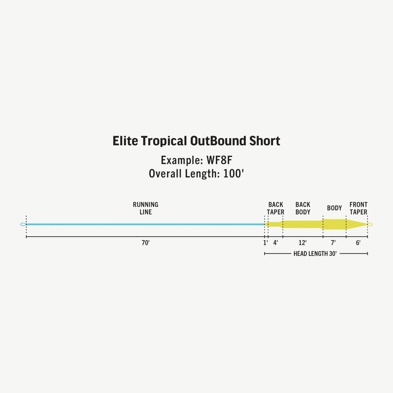 Elite Tropical Outbound Short Fly Line - Intermediate Tip