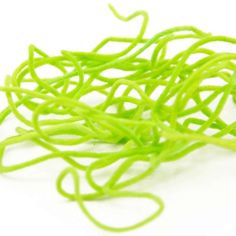 Suede Chenille 1mm - Fl. Rhyacophilla Green