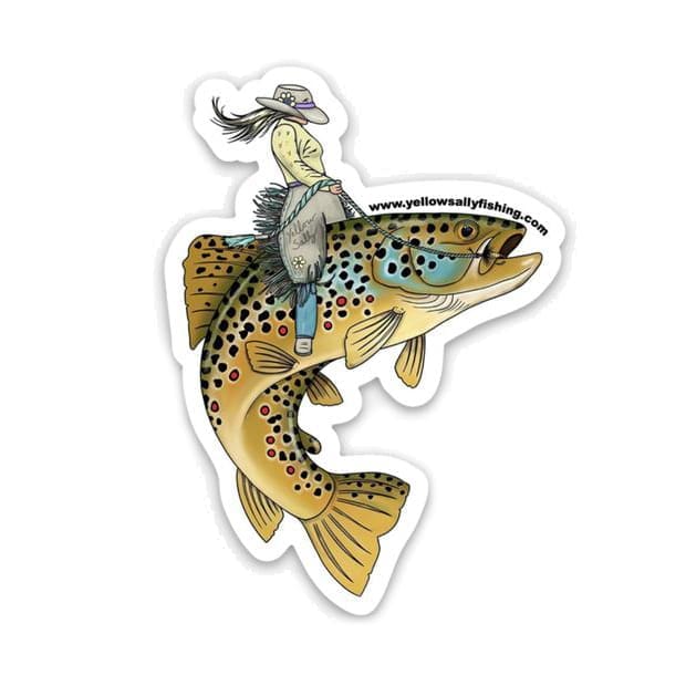 Trout Wrangler Sticker