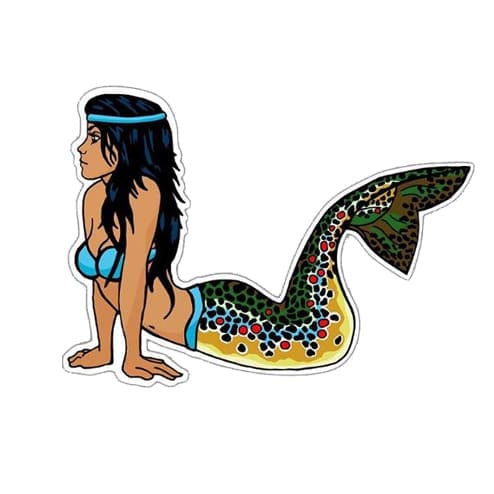 Brown Mertrout Sticker