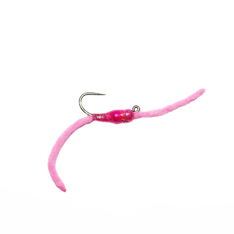 Jake's Depth Charge Jig Worm - Hot Pink