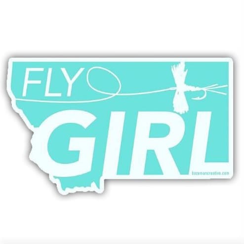 Fly Girl Sticker