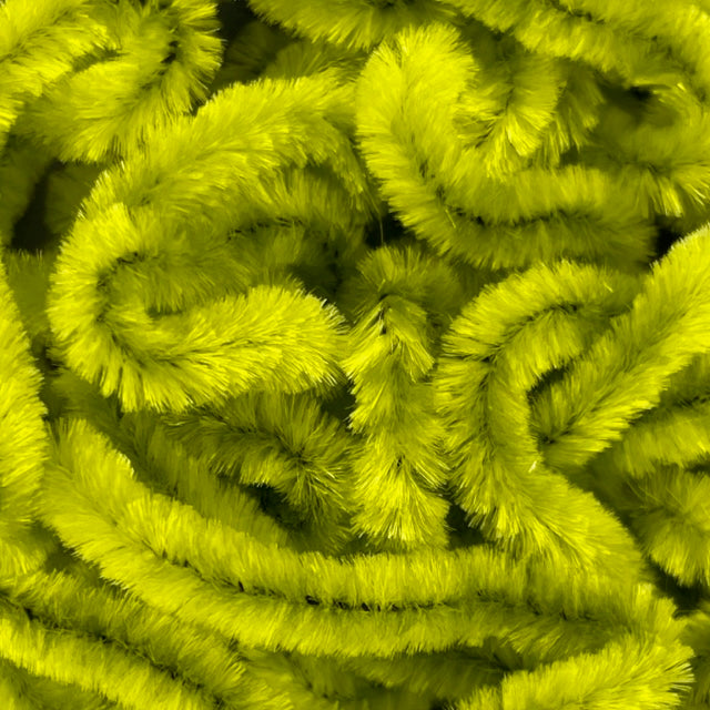 Rayon Chenille - Black/Olive/White