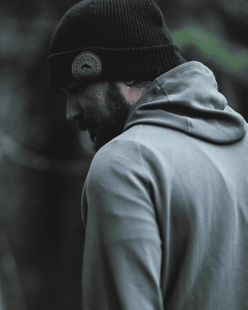 Everyday Waffle Knit Beanie - Black