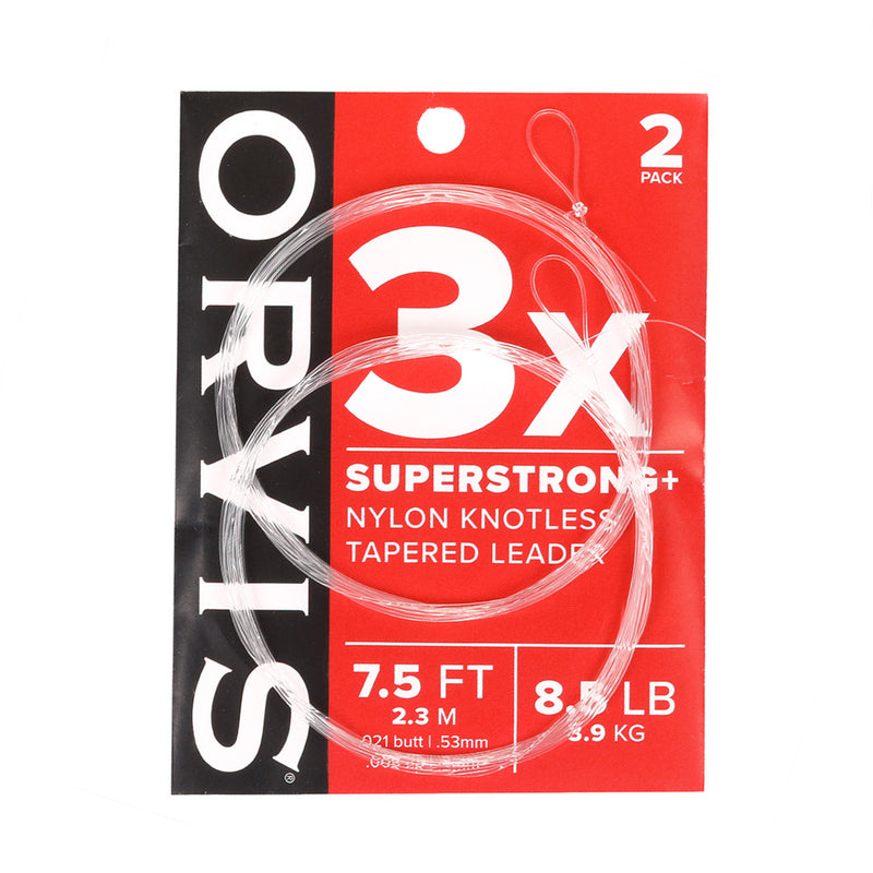 SuperStrong Plus Leaders 7.5ft - 2 pack