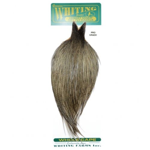 Whiting Hebert Miner Dry Fly - Pro Grade Cape - Noir