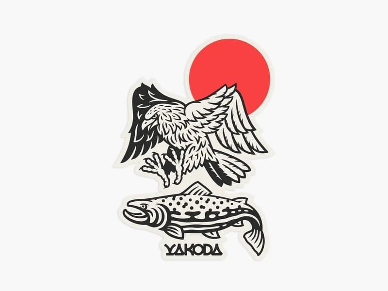Early Rise Sticker — Boutique Salmo Nature
